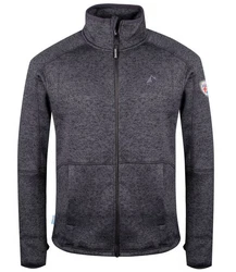 Westfjord Fleecejacke Katla Dunkelgrau/Grau/Hellgrau/Dunkelblau