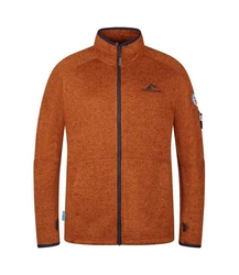 Westfjord Fleecejacke Katla Orange/Braun/Rot