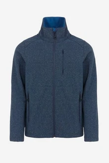 Elkline Fleecejacke ANYTHING GOES Herren Dunkelblau/Hellblau/Grau/Blau