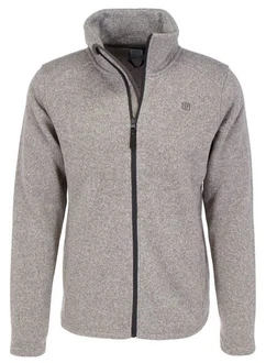 Elkline Fleecejacke VOUCHER Grau/Beige/Braun
