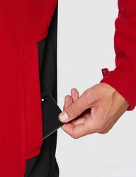 normani Fleecejacke Ivalo Rot/Dunkelrot