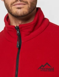 normani Fleecejacke Ivalo Rot/Dunkelrot