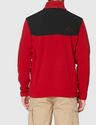 normani Fleecejacke Ivalo Rot/Dunkelrot