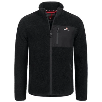 Hhenhorn Fleecejacke Birkkar Herren Jacke Schwarz/Dunkelgrau/Grau