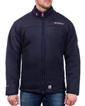Geographical Norway Fleecejacke Herren Outdoor Jacke baubolt mit Stehkragen Navy/Dunkelgrau