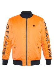 Polo Sylt Blouson Wende-Design Logo-Stitching Dunkelblau/Blau/Hellblau/Orange