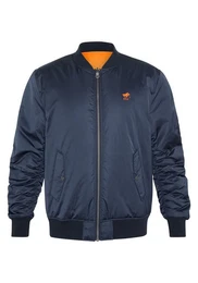 Blouson im Wende-Design mit Logo-Stitching