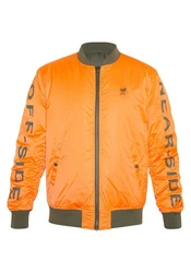 Polo Sylt Blouson Wende-Design Logo-Stitching Dunkelgrün
