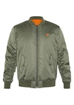 Polo Sylt Blouson Wende-Design Logo-Stitching Dunkelgrün