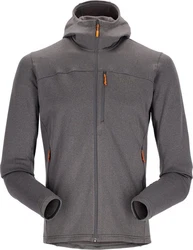 Rab Fleecejacke Graviton Hoody Dunkelgrau/Hellgrau/Grau/Braun/Orange