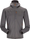 Rab Fleecejacke Graviton Hoody Dunkelgrau/Hellgrau/Grau/Braun/Orange