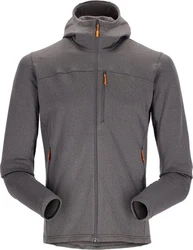 Rab Fleecejacke Graviton Hoody Dunkelgrau/Hellgrau/Grau/Braun/Orange