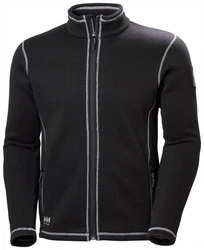 Helly Hansen Fleecejacke HAY RIVER JACKET (1-St) Schwarz/Rot/Dunkelgrau/Hellgrau