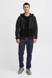 Indicode Fleecejacke Dunkelgrau/Schwarz/Grau