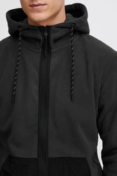 Indicode Fleecejacke Dunkelgrau/Schwarz/Grau