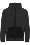 Indicode Fleecejacke Dunkelgrau/Schwarz/Grau
