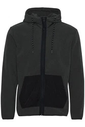 Indicode Fleecejacke Dunkelgrau/Schwarz/Grau