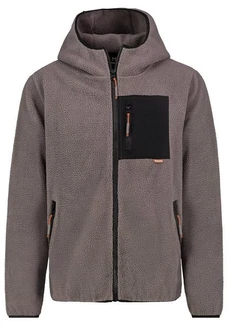 SUBLEVEL Fleecejacke mit Kapuze