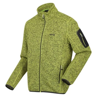 Regatta Strickfleecejacke Newhill Grün/Neonfarben