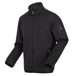 Regatta Strickfleecejacke Newhill Dunkelgrau/Grau/Dunkelblau