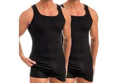 HERMKO Unterhemd 16027 2er Pack Herren 16027