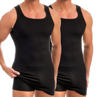 HERMKO Unterhemd 16027 2er Pack Herren 16027