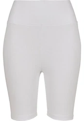 Urban Classics Damen High Waist Cycle Shorts Grau/Hellgrau/Beige