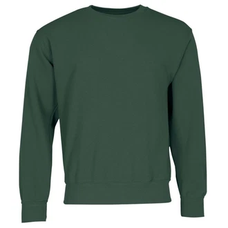 Fruit of the Loom Sweatshirt Classic Set-In Dunkelgrün/Grün