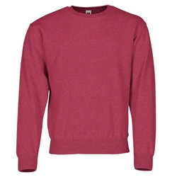 Fruit of the Loom Sweatshirt Classic Set-In Dunkelrot/Rosa/Rot/Lila