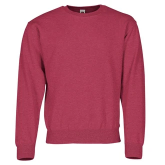 Fruit of the Loom Sweatshirt Classic Set-In Dunkelrot/Rosa/Rot/Lila