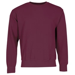 Fruit of the Loom Sweatshirt Classic Set-In Dunkelrot/Lila/Rosa