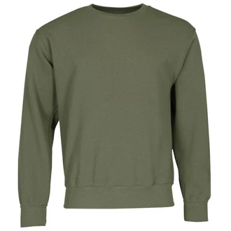 Fruit of the Loom Sweatshirt Classic Set-In Dunkelgrün/Khaki