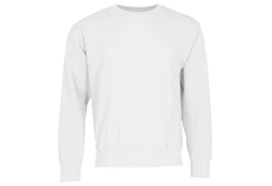 Fruit of the Loom Sweatshirt Classic Set-In Grau/Weiß