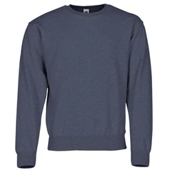 Fruit of the Loom Sweatshirt Classic Set-In Dunkelblau/Grau/Blau