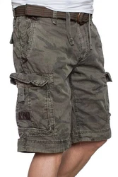 Jet Lag Cargoshorts Take Off 7 Dunkelgrün/Khaki
