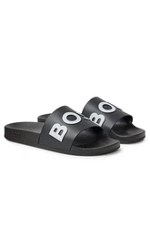 BOSS Bay_it_Slid Pantolette Hellblau/Beige/Schwarz/Braun/Rosa
