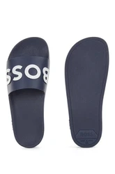 BOSS Bay_it_Slid Pantolette Dunkelblau/Blau/Hellblau