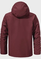 Schöffel Doppeljacke 3in1 Jacket Partinello Dunkelrot/Rot/Bordeaux/Braun/Lila
