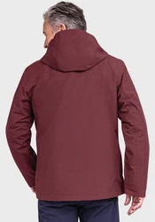 Schöffel Doppeljacke 3in1 Jacket Partinello Dunkelrot/Rot/Bordeaux/Braun/Lila