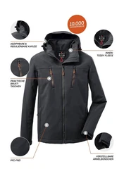 Killtec Softshelljacke KOW 163 MN SFTSHLL JCKT schwarz