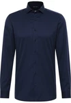 Eterna Langarmhemd SLIM FIT NON IRON Dunkelblau