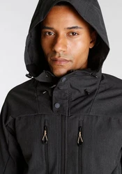 Icepeak Softshelljacke MONTROSE Schwarz/Grau/Dunkelgrau