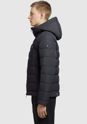 khujo Steppjacke MILOW Schwarz/Dunkelblau/Dunkelgrau