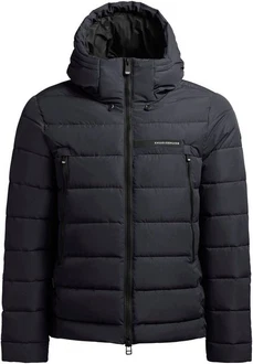 khujo Steppjacke MILOW Schwarz/Dunkelblau/Dunkelgrau