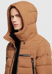 khujo Steppjacke MILOW Beige/Braun/Orange