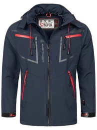 Softshelljacke ASPierr sportliche Outdoor Funktionsjacke mit abnehmbarer Kapuze