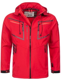 Softshelljacke ASPierr sportliche Outdoor Funktionsjacke mit abnehmbarer Kapuze
