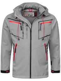 Softshelljacke ASPierr sportliche Outdoor Funktionsjacke mit abnehmbarer Kapuze