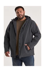 STOY Softshelljacke STW 17 MN SFTSHLL JCKT Dunkelgrau/Grau/Schwarz