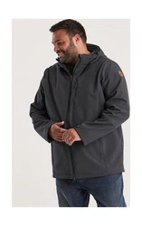 STOY Softshelljacke STW 17 MN SFTSHLL JCKT Dunkelgrau/Grau/Schwarz